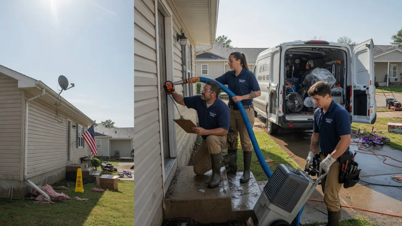 Ceiling Water Damage Restoration in Klondike, TX near me